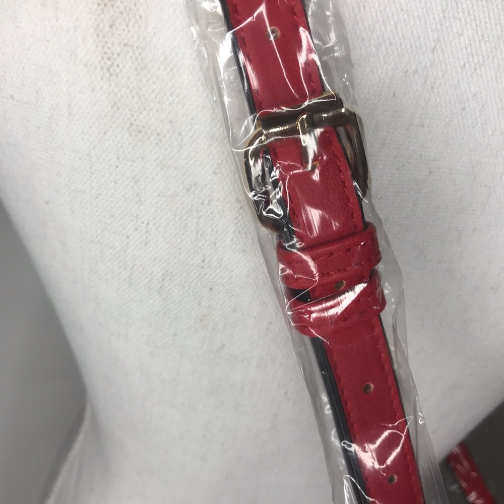Red Dashiki - Satchel or Crossbody Vegan Leather - Picture 8 of 8